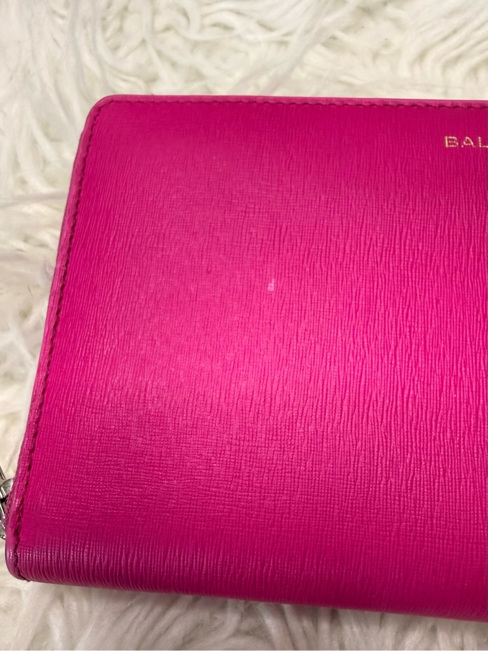 Vintage- Balenciaga Fuchsia Zip Wallet - Picture 8 of 9